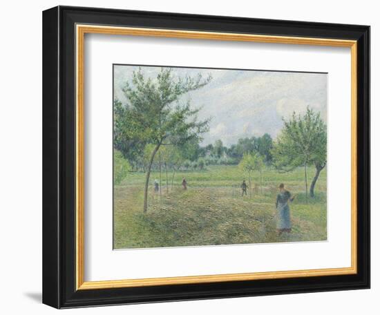 Haymaking at Éragny, 1892-Camille Pissarro-Framed Giclee Print