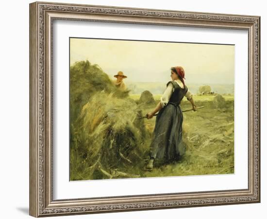 Haymaking; Fenaison-Julien Dupre-Framed Giclee Print