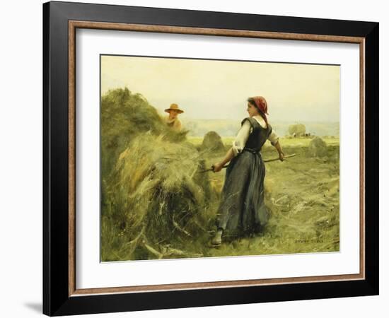 Haymaking; Fenaison-Julien Dupre-Framed Giclee Print