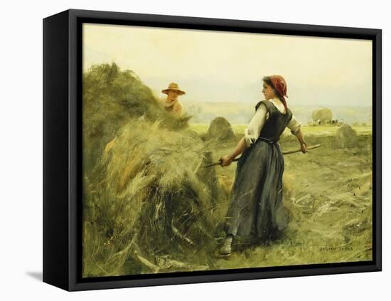 Haymaking; Fenaison-Julien Dupre-Framed Premier Image Canvas