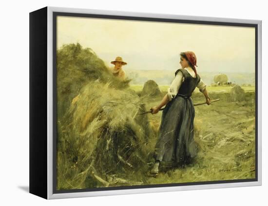 Haymaking; Fenaison-Julien Dupre-Framed Premier Image Canvas