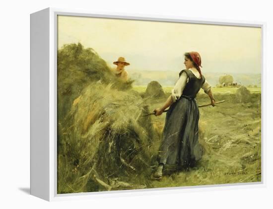 Haymaking; Fenaison-Julien Dupre-Framed Premier Image Canvas