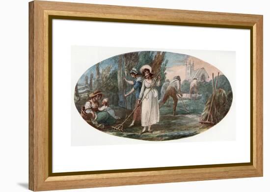 Haymaking-William Hamilton-Framed Premier Image Canvas