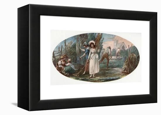 Haymaking-William Hamilton-Framed Premier Image Canvas