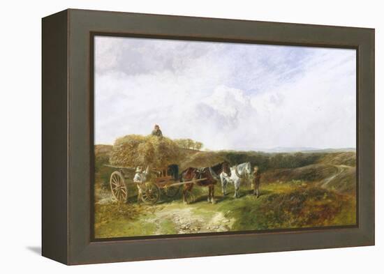 Haymaking-George Vicat Cole-Framed Premier Image Canvas