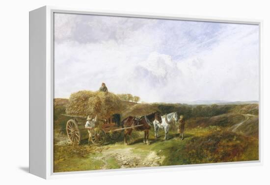 Haymaking-George Vicat Cole-Framed Premier Image Canvas