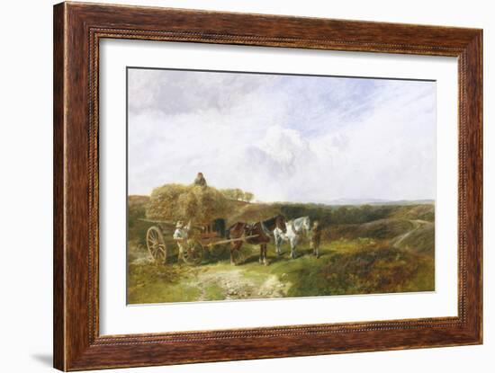 Haymaking-George Vicat Cole-Framed Giclee Print