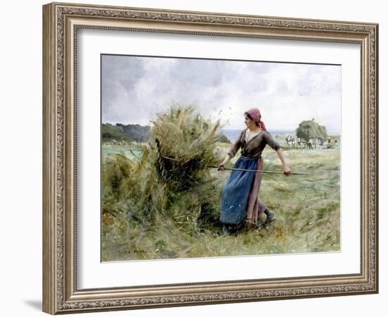 Haymaking-Julien Dupre-Framed Giclee Print