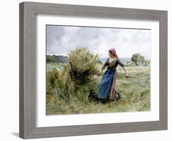 Haymaking-Julien Dupre-Framed Giclee Print