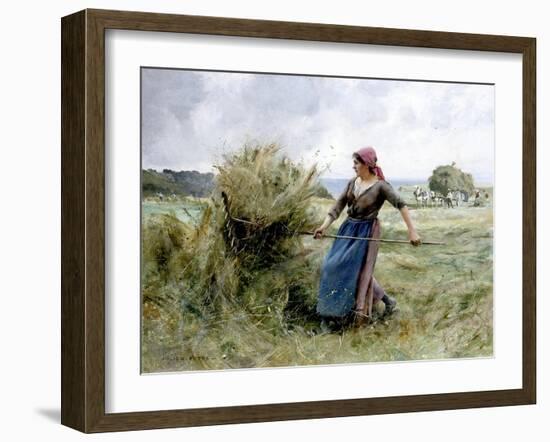 Haymaking-Julien Dupre-Framed Giclee Print