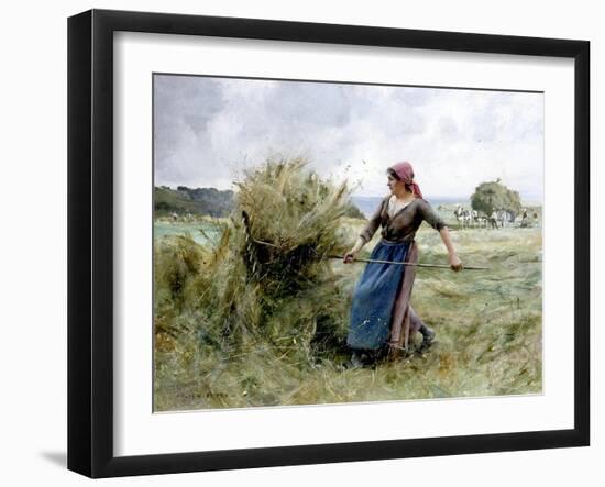 Haymaking-Julien Dupre-Framed Giclee Print