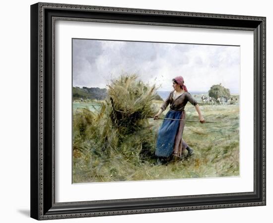 Haymaking-Julien Dupre-Framed Giclee Print