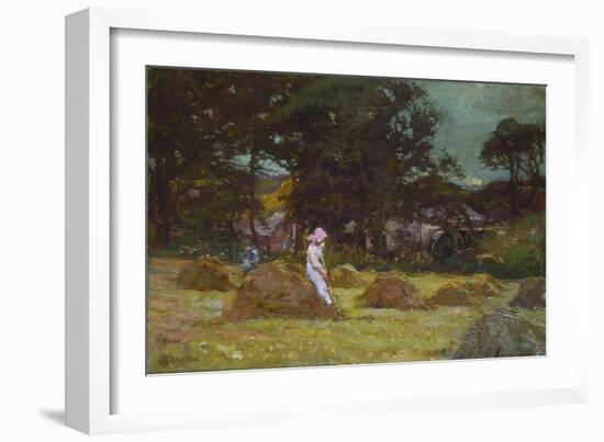 Haymaking-Elizabeth Adela Stanhope Forbes-Framed Giclee Print