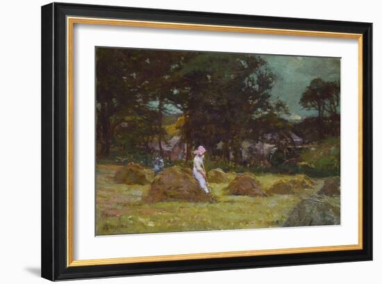 Haymaking-Elizabeth Adela Stanhope Forbes-Framed Giclee Print