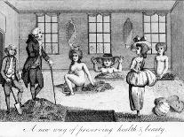 A New Way of Preserving Heath and Beauty, Illustration Taken from "Ramblers Magazine", 1786-Haynes King-Giclee Print