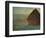 Haystack at Sunset-Claude Monet-Framed Giclee Print