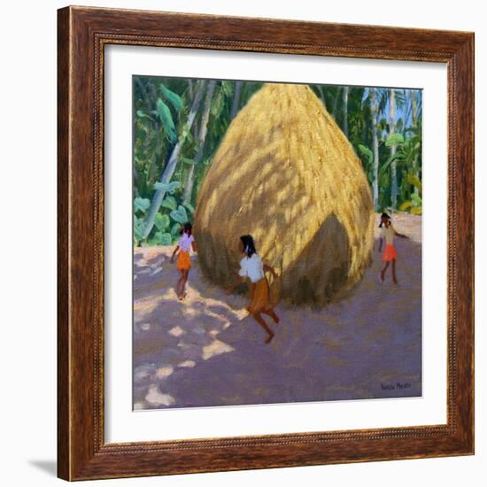 Haystack, Kerala, 2005-Andrew Macara-Framed Giclee Print