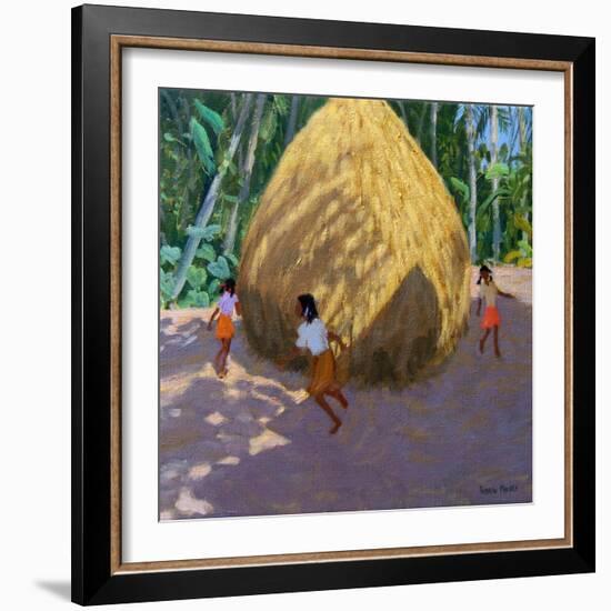 Haystack, Kerala, 2005-Andrew Macara-Framed Giclee Print