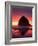 Haystack Rock, Cannon Beach, Oregon, USA-Adam Jones-Framed Photographic Print