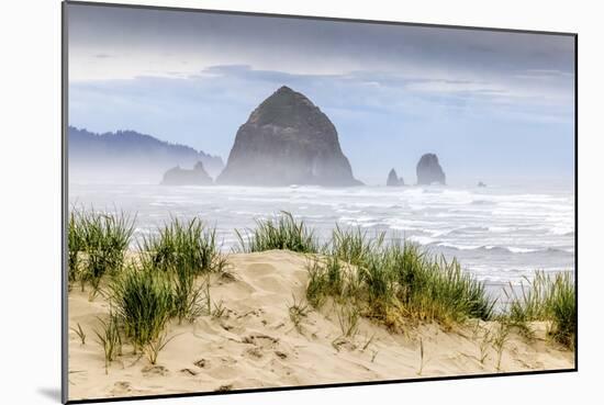 Haystack Rock, Cannon Beach, Oregon-Art Wolfe-Mounted Art Print