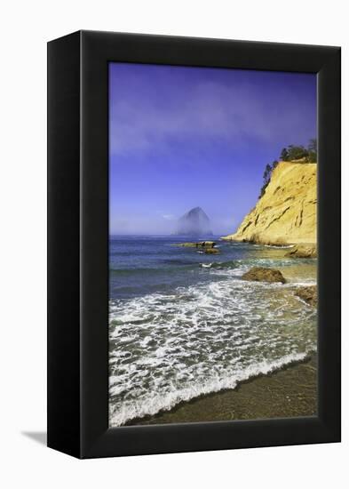 Haystack Rock, Cape Kiwanda, Oregon Coast, Pacific Ocean, Pacific Northwest-Craig Tuttle-Framed Premier Image Canvas