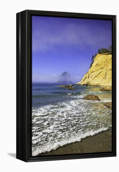 Haystack Rock, Cape Kiwanda, Oregon Coast, Pacific Ocean, Pacific Northwest-Craig Tuttle-Framed Premier Image Canvas