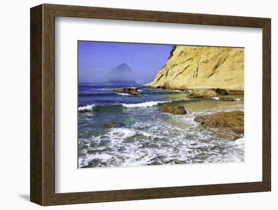 Haystack Rock, Cape Kiwanda, Oregon Coast, Pacific Ocean, Pacific Northwest-Craig Tuttle-Framed Photographic Print