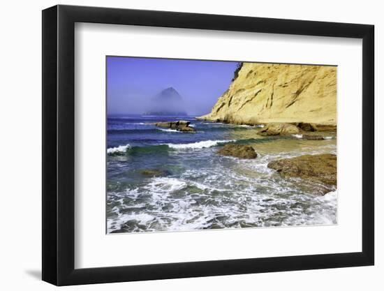 Haystack Rock, Cape Kiwanda, Oregon Coast, Pacific Ocean, Pacific Northwest-Craig Tuttle-Framed Photographic Print