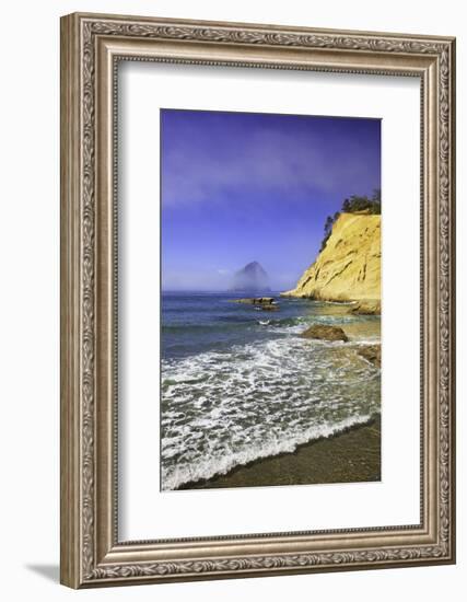 Haystack Rock, Cape Kiwanda, Oregon Coast, Pacific Ocean, Pacific Northwest-Craig Tuttle-Framed Photographic Print