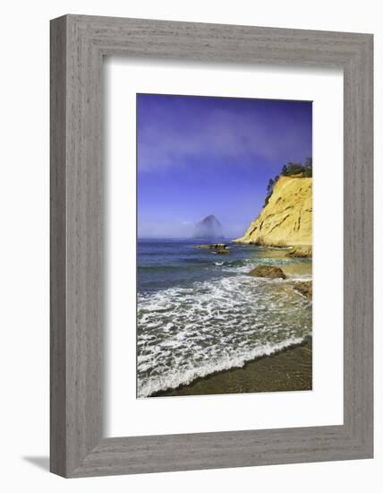 Haystack Rock, Cape Kiwanda, Oregon Coast, Pacific Ocean, Pacific Northwest-Craig Tuttle-Framed Photographic Print