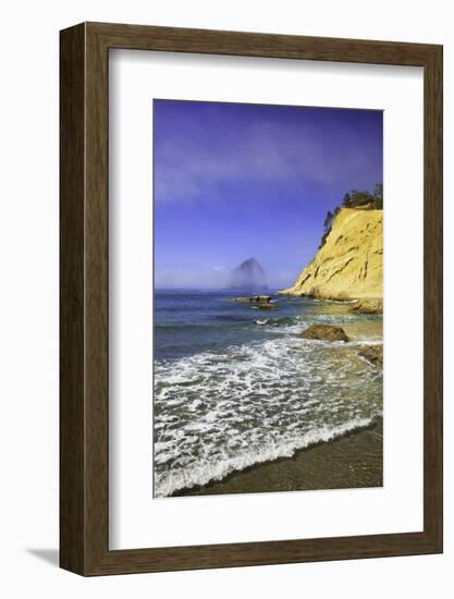 Haystack Rock, Cape Kiwanda, Oregon Coast, Pacific Ocean, Pacific Northwest-Craig Tuttle-Framed Photographic Print