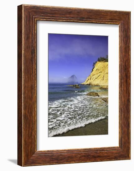 Haystack Rock, Cape Kiwanda, Oregon Coast, Pacific Ocean, Pacific Northwest-Craig Tuttle-Framed Photographic Print