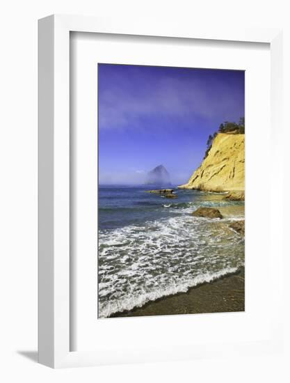 Haystack Rock, Cape Kiwanda, Oregon Coast, Pacific Ocean, Pacific Northwest-Craig Tuttle-Framed Photographic Print