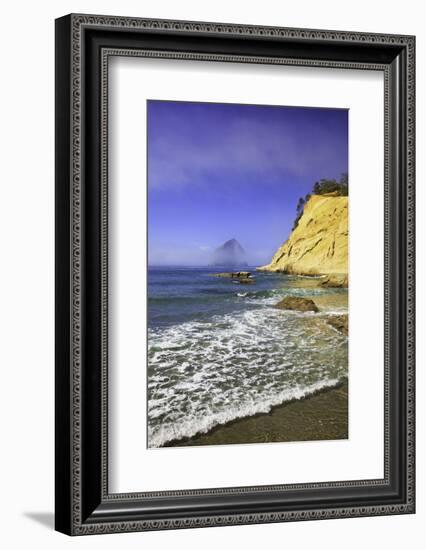 Haystack Rock, Cape Kiwanda, Oregon Coast, Pacific Ocean, Pacific Northwest-Craig Tuttle-Framed Photographic Print