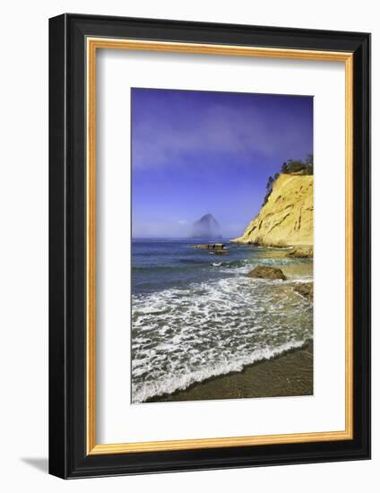 Haystack Rock, Cape Kiwanda, Oregon Coast, Pacific Ocean, Pacific Northwest-Craig Tuttle-Framed Photographic Print