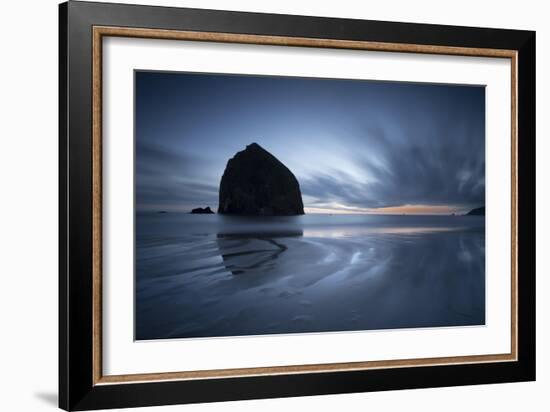 Haystack Rock Dawn-Moises Levy-Framed Giclee Print