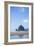 Haystack Rock In Cannon Beach, Oregon-Justin Bailie-Framed Photographic Print