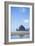 Haystack Rock In Cannon Beach, Oregon-Justin Bailie-Framed Photographic Print