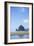 Haystack Rock In Cannon Beach, Oregon-Justin Bailie-Framed Photographic Print