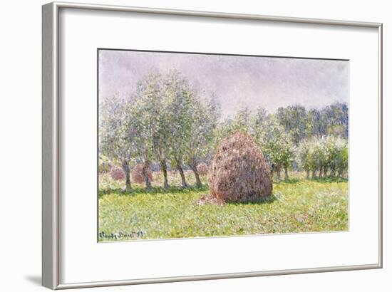 Haystack-Claude Monet-Framed Giclee Print