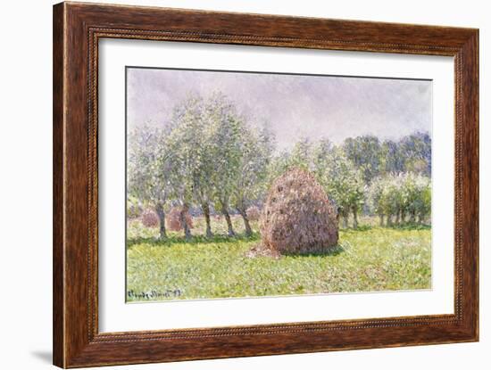 Haystack-Claude Monet-Framed Giclee Print