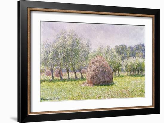 Haystack-Claude Monet-Framed Giclee Print