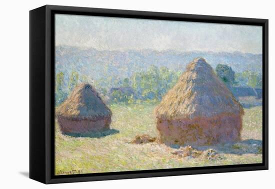 Haystacks, 1891-Claude Monet-Framed Premier Image Canvas