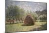 Haystacks at Giverny, 1893-Claude Monet-Mounted Giclee Print