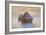 Haystacks - Snow Effect-Claude Monet-Framed Giclee Print