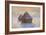 Haystacks - Snow Effect-Claude Monet-Framed Giclee Print