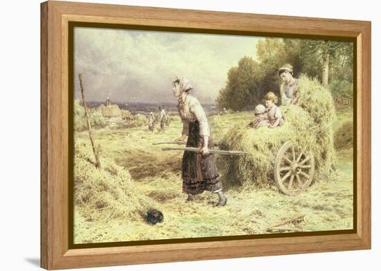 Haytime, C.1860-Myles Birket Foster-Framed Premier Image Canvas