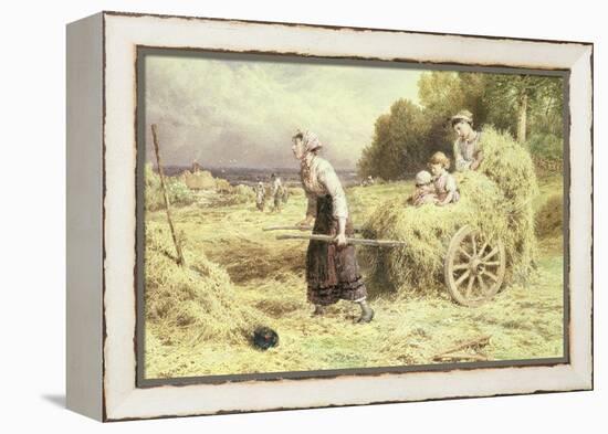 Haytime, C.1860-Myles Birket Foster-Framed Premier Image Canvas