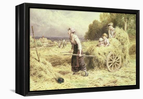 Haytime, C.1860-Myles Birket Foster-Framed Premier Image Canvas