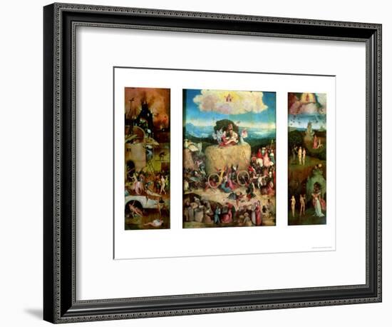 Haywain (Triptych)-Hieronymus Bosch-Framed Giclee Print